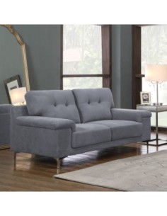 NOTE 2-Seater Sofa Blue-Grey Fabric