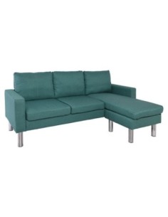 REVERSE Reversible Corner Sofa Fabric Pale Green