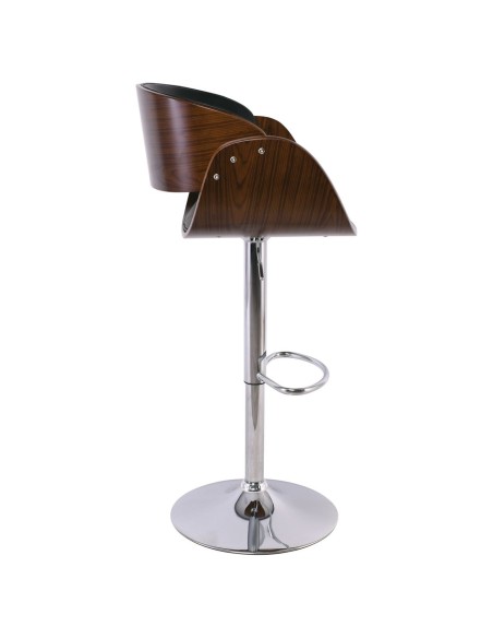 JOY Bar Stool Walnut-Pu Black