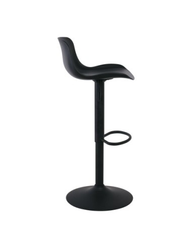 MOSS Bar Stool Metal-PP Black