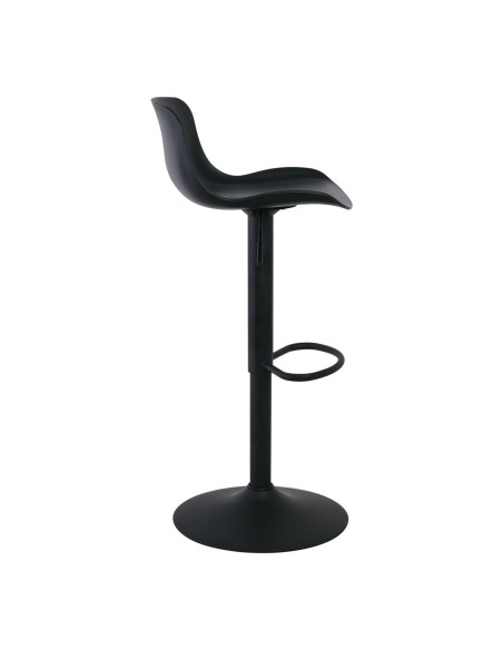MOSS Bar Stool Metal-PP Black