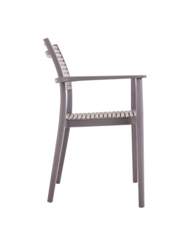 AKRON Armchair PP-UV Sand Beige-Tortora