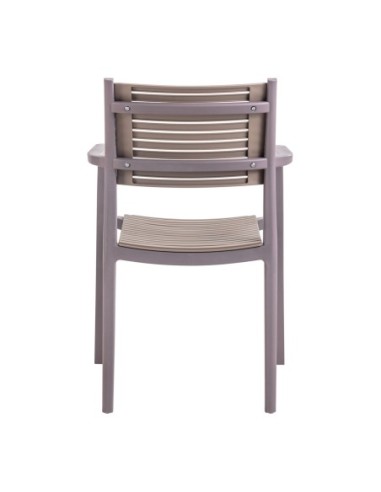 AKRON Armchair PP-UV Sand Beige-Tortora