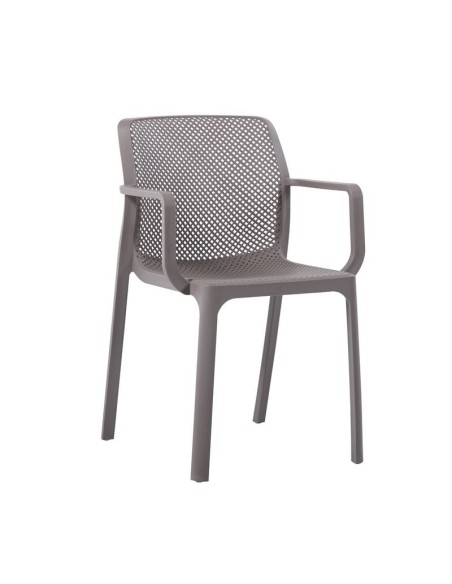 DORIAN Πολυθρόνα Κήπου Βεράντας PP-UV Sand Beige