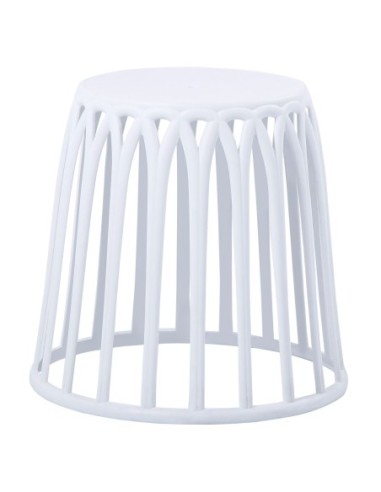 SABA Stacking Stool PP-UV White