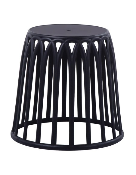 SABA Σκαμπό, Στοιβαζόμενο, PP-UV Μαύρο