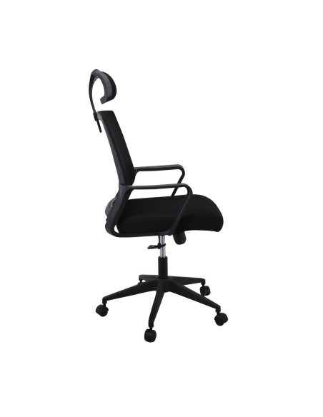 BF2020 Πολυθρόνα Γραφείου Διευθυντή Mesh Μαύρο