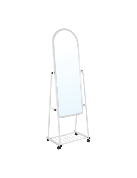 ROLLAND Big Floor Mirror Metal White