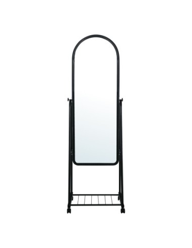 ROLLAND Small Floor Mirror Metal Black