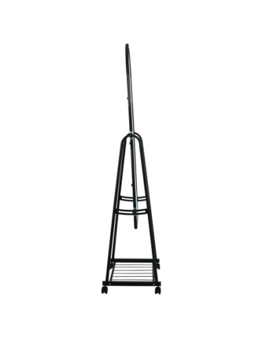 ROLLAND Small Floor Mirror Metal Black