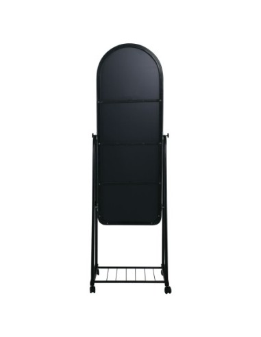 ROLLAND Small Floor Mirror Metal Black