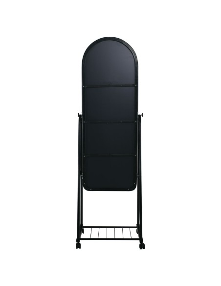 ROLLAND Small Floor Mirror Metal Black