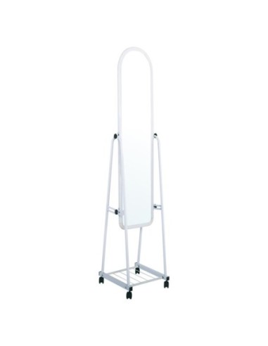 ROLLAND Small Floor Mirror Metal White
