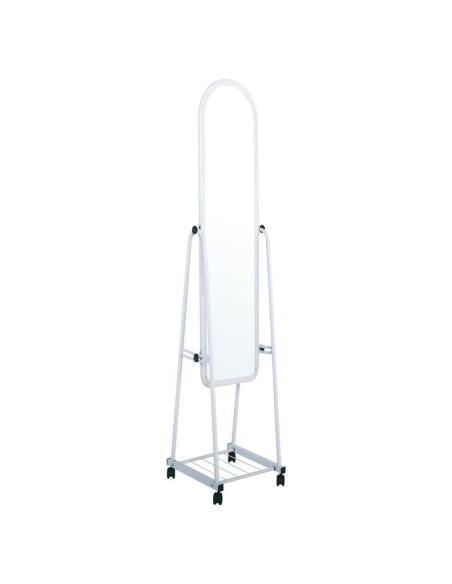 ROLLAND Small Floor Mirror Metal White