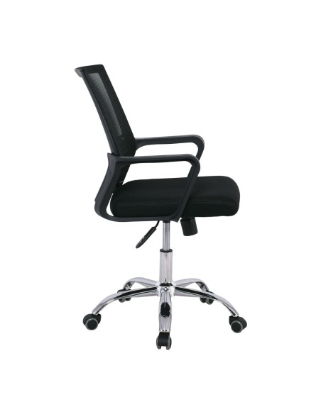BF2110 Office Armchair Chromed Base-Mesh Black