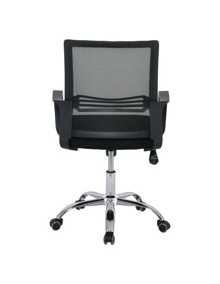 BF2110 Office Armchair Chromed Base-Mesh Black