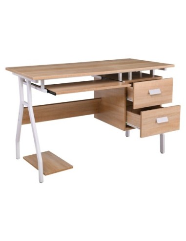 UNIT Γραφείο Η-Υ Μέταλλο Βαφή Άσπρο,...