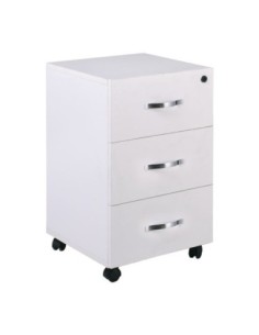 UNIT Mobile Pedestal 3-Drawers 38x42x63 White