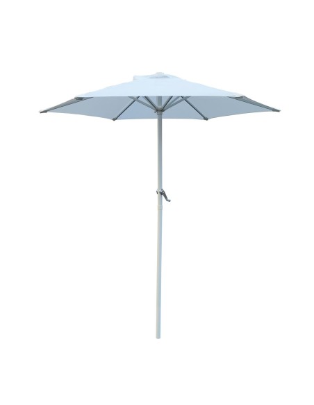 UMBRELLA D.200cm Alu White-Fabric White (w-o flaps)