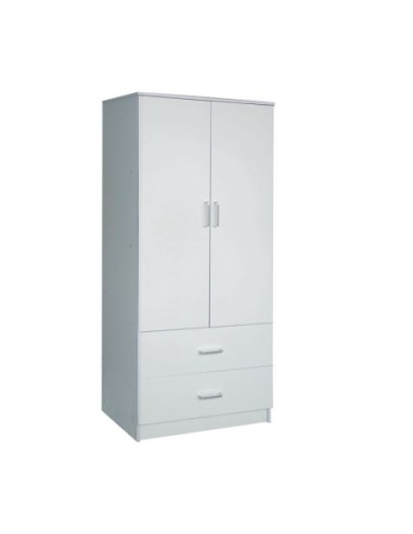 CLOSET Wardrobe 80x50x180cm White