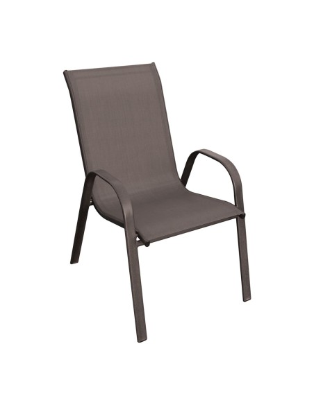 RIO Armchair Metal Brown-Textilene Brown (4,20 Kg)