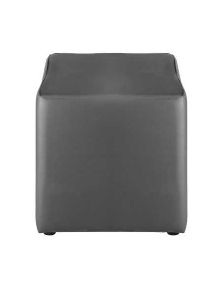 CLUB Stool Pu Grey 37x37x42