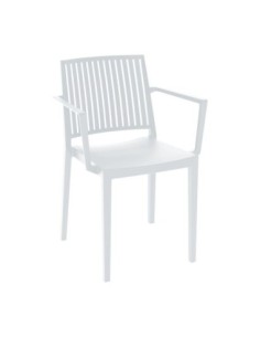 CARMEN Stackable Armchair PP-UV White