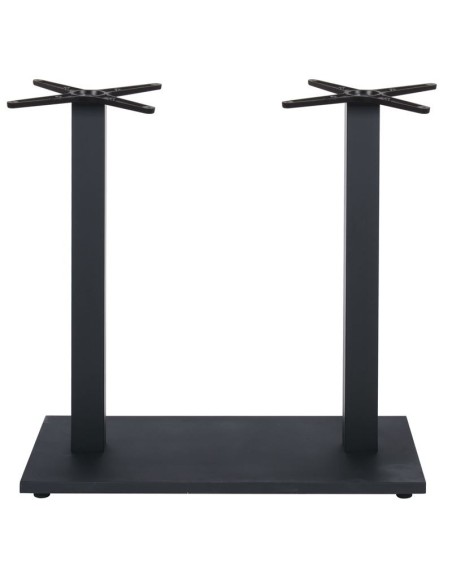 PRATO-W Βάση Τραπεζιού Μακρόστενη με ρεγουλατόρο Μέταλλο Βαφή Μαύρο (17,80kg)