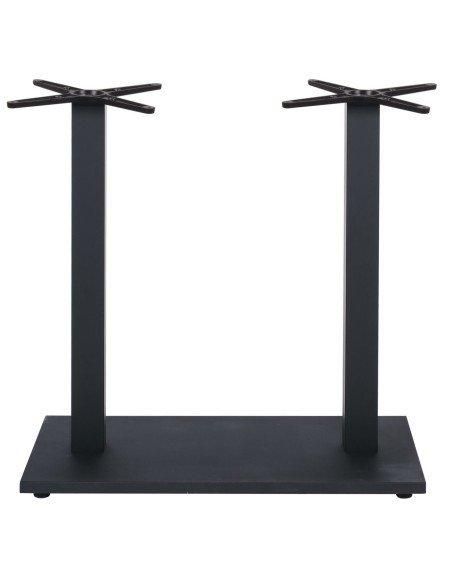 PRATO-W Βάση Τραπεζιού Μακρόστενη με ρεγουλατόρο Μέταλλο Βαφή Μαύρο (17,80kg)