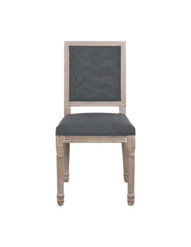 JAMESON Square Chair Decape-Fabric Grey