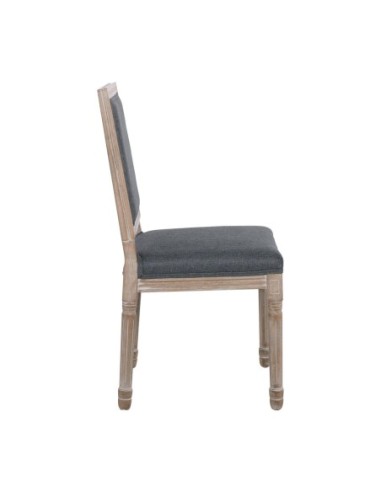 JAMESON Square Chair Decape-Fabric Grey
