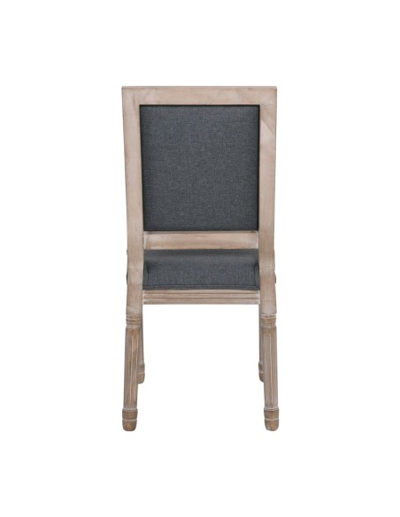 JAMESON Square Chair Decape-Fabric Grey