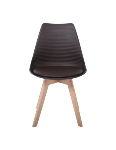 MARTIN STRIPE Καρέκλα Ξύλινο Πόδι, PP...