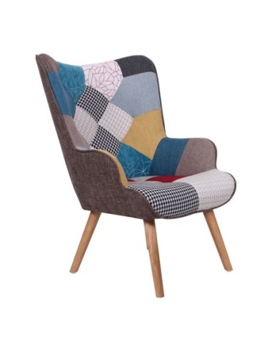 MARON Armchair Patchwork Fabric