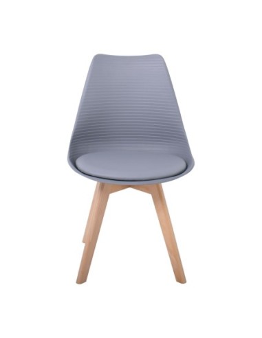 MARTIN STRIPE Chair PP Grey...