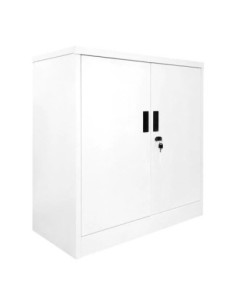Metal Cabinet (2 shelves) 90x40x90 White