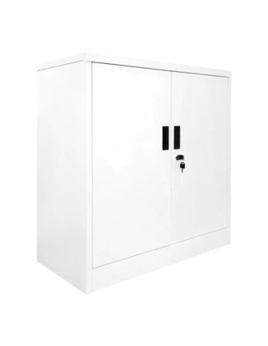 Metal Cabinet (2 shelves) 90x40x90 White