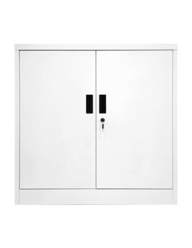 Metal Cabinet (2 shelves) 90x40x90 White