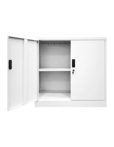 Metal Cabinet (2 shelves) 90x40x90 White