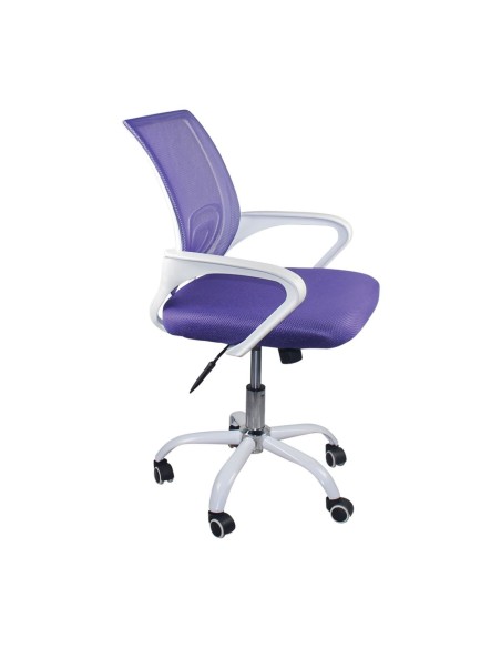 BF2101-SW (with relax) Office Armchair White-Mesh Purple