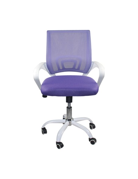 BF2101-SW (with relax) Office Armchair White-Mesh Purple