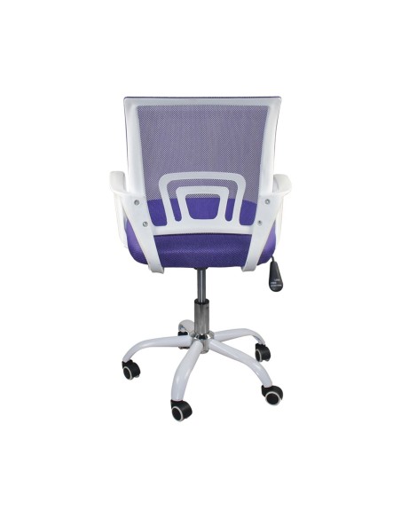 BF2101-SW (with relax) Office Armchair White-Mesh Purple