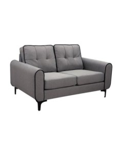 PUERTO Sofa 2-Seater Grey Fabric