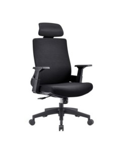 BF8900 Manager Armchair Black Mesh-Fabric