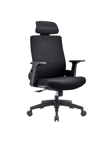 BF8900 Manager Armchair Black Mesh-Fabric