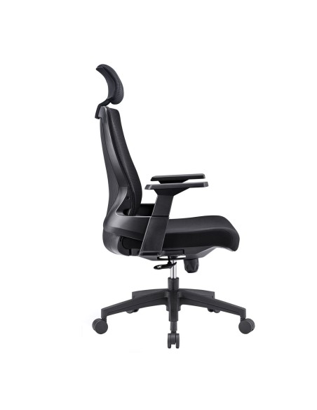 BF8900 Manager Armchair Black Mesh-Fabric