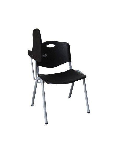 STUDY Chair-Desk Metal Silver - PP Black
