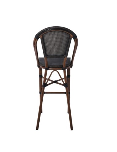 COSTA Σκαμπό BAR με Πλάτη, Αλουμίνιο...