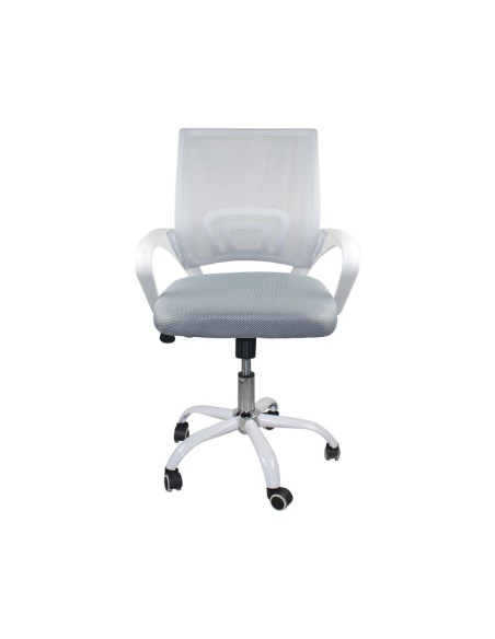 BF2101-SW (with relax) Office Armchair White-Mesh Grey