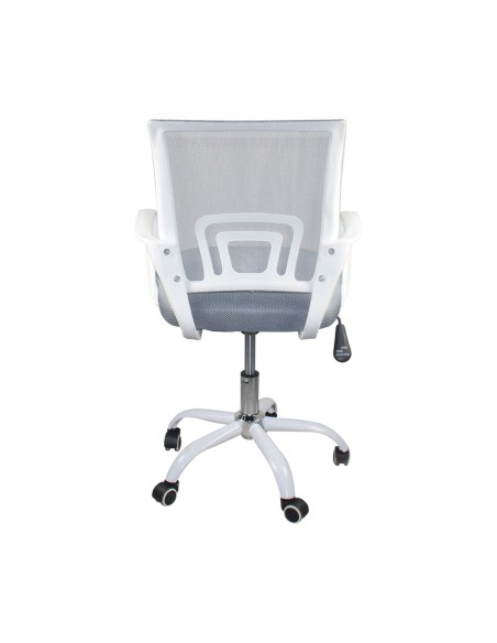 BF2101-SW (with relax) Office Armchair White-Mesh Grey